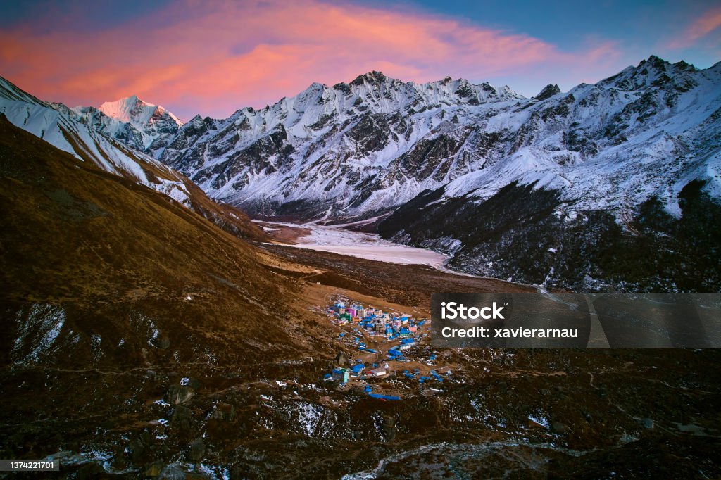 Narrow valley, small population, and north-central range bordering Tibet with 20,000-foot peaks; site of devastating landslide following 2015 earthquake.