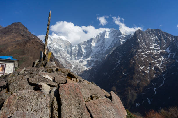 There are many villages along each trekking course in the Himalayas